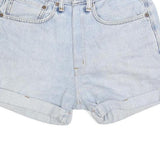 LEVI'S Womens Denim Blue Casual Shorts S W27 Classic Cotton Blend Summer