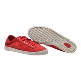 TAMARIS Sneaker Trainers Red Leather Womens UK 6