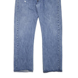 LEVI'S 501 Mens Jeans Blue Regular Straight Denim Medium W34 L32 Classic Zip