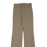 EDWIN Womens Beige Polyester Blend Regular Flared Trousers W25 L32 Comfortable