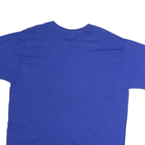 RUSSELL ATHLETIC Mens Blue Morehead State Soccer Graphic T-Shirt XL Crew Neck