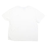 CHAPS Mens White Plain T-Shirt XL Short Sleeve Crew Neck Cotton Blend Pocket