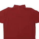 POLO RALPH LAUREN Mens Red Short Sleeve Plain XL Cotton Blend Polo Shirt