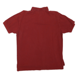 POLO RALPH LAUREN Mens Red Short Sleeve Plain XL Cotton Blend Polo Shirt