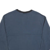 NIKE Womens Blue Crew Neck XS Sportswear Logo Sweatshirt Cotton Blend