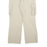 ROCKY Womens Cotton Blend Beige Regular Fit Cargo Trousers W30 L28 Utility Style