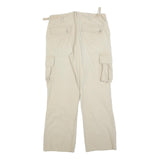 ROCKY Womens Cotton Blend Beige Regular Fit Cargo Trousers W30 L28 Utility Style