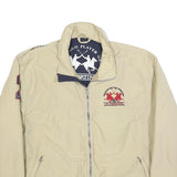 LA MARTINA Mens Beige Cotton Blend Jacket XL Zip Casual Lightweight Sport