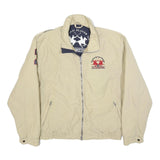 LA MARTINA Mens Beige Cotton Blend Jacket XL Zip Casual Lightweight Sport