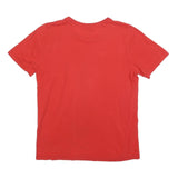 PUMA Mens Red Graphic T-Shirt XS Short Sleeve Crew Neck Cotton Blend Casual