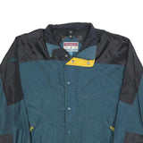 WINTERPARK Mens Blue & Black Polyester Blend Casual Jacket M Zip Pocketed