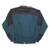 WINTERPARK Mens Blue & Black Polyester Blend Casual Jacket M Zip Pocketed