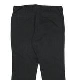 DICKIES Womens Black Cotton Blend Relaxed Straight Trousers W40 L30 Workwear