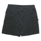 CARHARTT Mens Black Casual Shorts 3XL W36 Cotton Blend Cargo Workwear