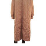 Womens Beige Button Front Long Sleeve Classic Jacket UK 18 Polyester Blend Plain