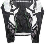 CANNONDALE Mens Black White Green Factory Racing Cycling Jersey M Long Sleeve