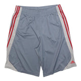 ADIDAS Mens Shorts Blue & White Casual Sports L W34 Athletic Gymwear