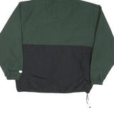 CHAMPION Mens Green & Black Zip Up Hooded Outdoor Jacket XL Polyester Blend