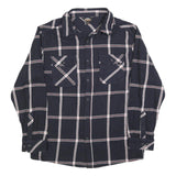 PACIFIC TRAIL Mens Black & White Check Shirt L Long Sleeve Casual Button Front