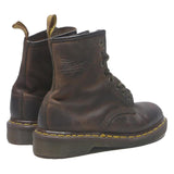 DR MARTENS Womens 1460 Lace-Up Boots Brown Leather UK 4 Classic Durable