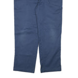 DICKIES Mens Cotton Blend Navy Regular Fit Straight Trousers W38 L29 Workwear