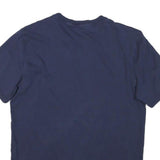 PUMA Mens Navy Blue Graphic T-Shirt L Short Sleeve Crew Neck Sportswear