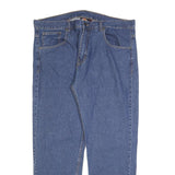 DICKIES Mens Regular Fit Blue Denim Jeans W42 L30 Zip Closure Casual Workwear