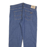 DICKIES Mens Regular Fit Blue Denim Jeans W42 L30 Zip Closure Casual Workwear
