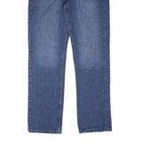 NAUTICA Mens Jeans Blue Regular Straight Denim W32 L33 Classic Zip Pocket