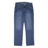 NAUTICA Mens Jeans Blue Regular Straight Denim W32 L33 Classic Zip Pocket