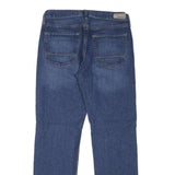 NAUTICA Mens Jeans Blue Regular Straight Denim W32 L33 Classic Zip Pocket