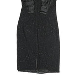 EMPORIO ARMANI Womens Black Bodycon Polyester Midi Dress Sleeveless Zip