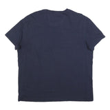 NAUTICA Mens Navy Blue & Red Graphic T-Shirt XL Short Sleeve Crew Neck