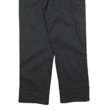 DICKIES Mens Black Relaxed Straight Trousers W34 L28 Workwear Zip Closure