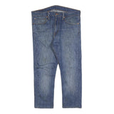 LEVI'S 510 Mens Jeans Blue Regular Slim Denim Medium W34 L25 Classic Zip Closure