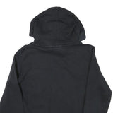 CHAMPION Womens Black Hoodie L Cotton Blend Pullover Logo Hooded Sweatshirt