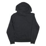 CHAMPION Womens Black Hoodie L Cotton Blend Pullover Logo Hooded Sweatshirt