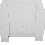 CHAMPION Mens Grey Sweatshirt Crew Neck XL Logo Embroidered Cotton Blend