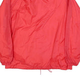 ROCKY TRAIL Mens Red Nylon Button Jacket M Outdoor Windbreaker Casual