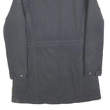 JACK WOLFSKIN Womens Black Outdoor Zip Jacket L Polyester Blend Plain Warm