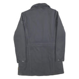 JACK WOLFSKIN Womens Black Outdoor Zip Jacket L Polyester Blend Plain Warm