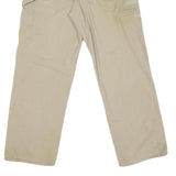 CARHARTT Mens Beige Cotton Blend Regular Straight Trousers W32 L29 Workwear