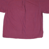 RIVERS Mens Red & Purple Striped Shirt L Button-Down Cotton Blend Casual