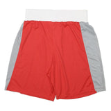 EVERLAST Mens Shorts Red & Grey Casual XL W30 Polyester Blend Activewear