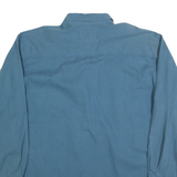 LEVI'S Mens Blue Cotton Shirt XL Button Front Casual Classic Two Pocket