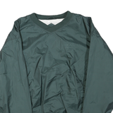 SPORT-TEK Mens Green Jacket L Polyester Blend Plain Zip Casual Lightweight