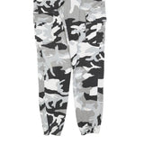 URBAN CLASSICS Mens Slim Cargo Camouflage Cotton Blend Trousers W30 L30 Pockets