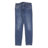 LEVI'S 502 Mens Blue Slim Straight Denim Cotton Blend Medium W30 L32 Zip Closure