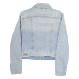 LEVI'S Womens Blue Denim Button Jacket L Cotton Classic Vintage Style Casual