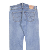 LEVI'S 501 Mens Jeans Blue Regular Straight Denim Medium W34 L27 Classic Button